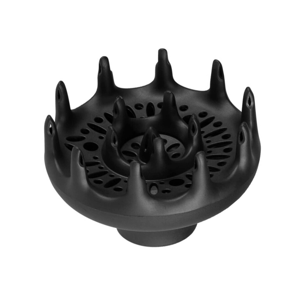 Black Hair Dryer Diffuser Attachment Universal Curl Enhancing For Curly And Natural Wavy Hair