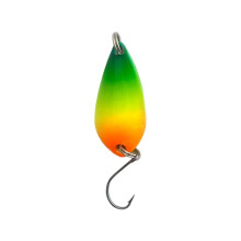 Leurres de pêche durs avec crochet,-Vert jaune orange 3,5g