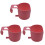 Porte-gobelet détachable, support de verre pour boisson,-Rose 1