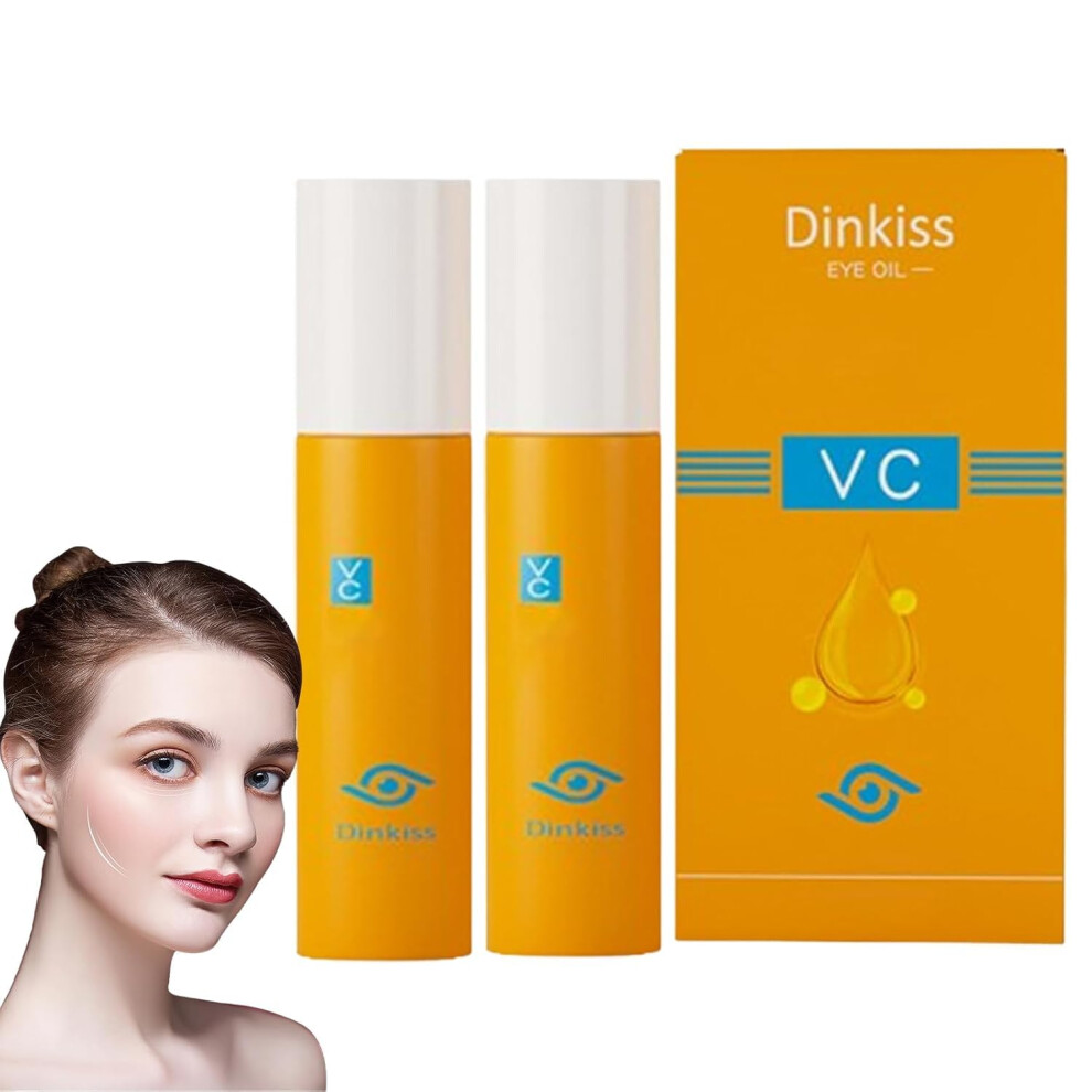 Dark Eye Serum With Lutein And Vitamin C, Anti Aging Hydration For Circles And Puffiness, Rollerball