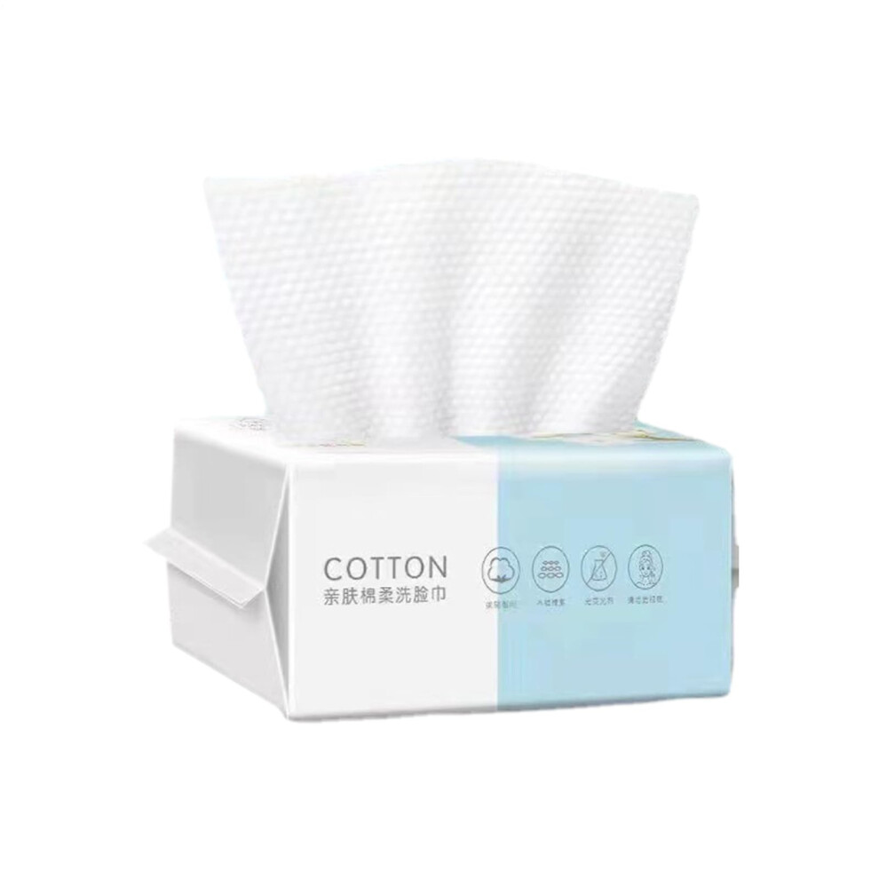 Facial Cleansing Towels Large Soft for Sensitive Skin, Reusable Lint Makeup Remover Cloths