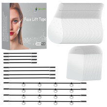 Face Lift Tape 200PCS Waterproof Invisible Instant Facelift Strips for Wrinkles and Double Chin