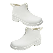 Botte de pluie respirante à la cheville, chaussures de-41 Blanc