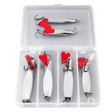 6 pièces matériel de pêche appâts de pêche cuillères 7-28g-21g