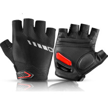 Gants de vélo de durabilité avec écrans-S159 Noir Gris XXL
