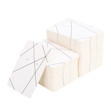 DIY Ohrringhalter, Ohrring-Präsentationskarten, Schmuckverpackung, Blanko zum Beschriften, personalisierte Ohrring-Präsentation, glatte Kanten,