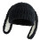 Kinder-Strickkopfwickel, verdickter Pullover, Ohrenmütze-Schwarz 1