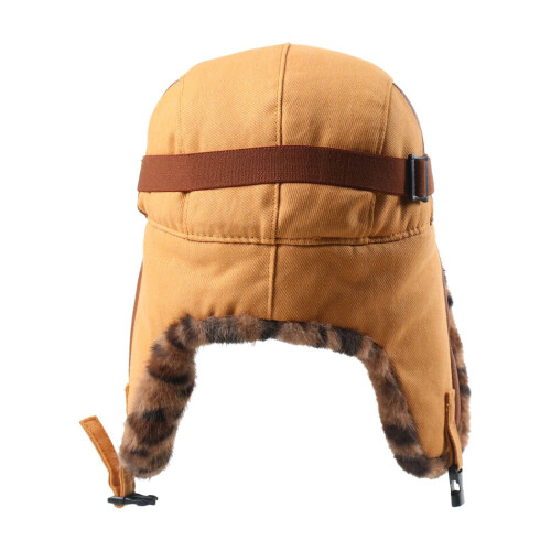 Reversible Winter-Trapper-Mütze, Leopardenmuster,-Armeegrün 2