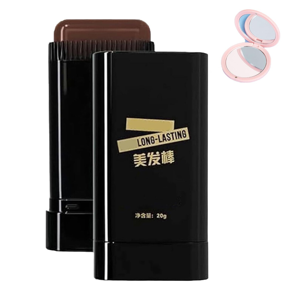Brown Hair Color Stick Root Touch Up With 2In1 Comb, Waterproof Gray Coverage, 03#