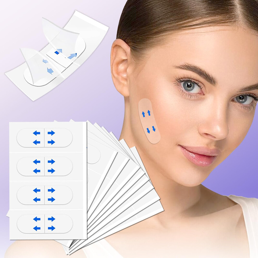 Face Lift Tape Invisible 180PCS for Instant Lift Sagging Skin Double Chin Jowls Breathable