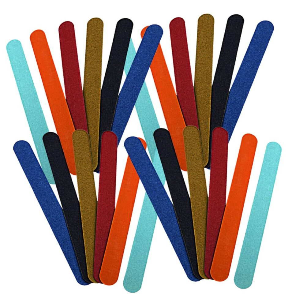 40pcs Professional Wooden Nail File and Buffer Set for Precise Shaping and Smooth Finish