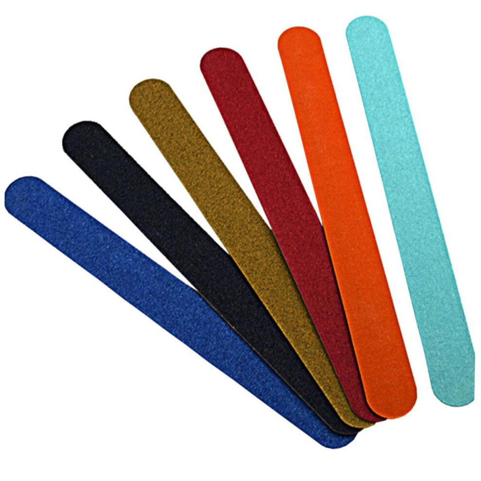 40pcs Wooden Nail Buffer and File for Smooth Nail Surface and Shaping Manicure
