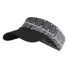 Sun Protections Hat Breathable Sun Caps-Black and white squa
