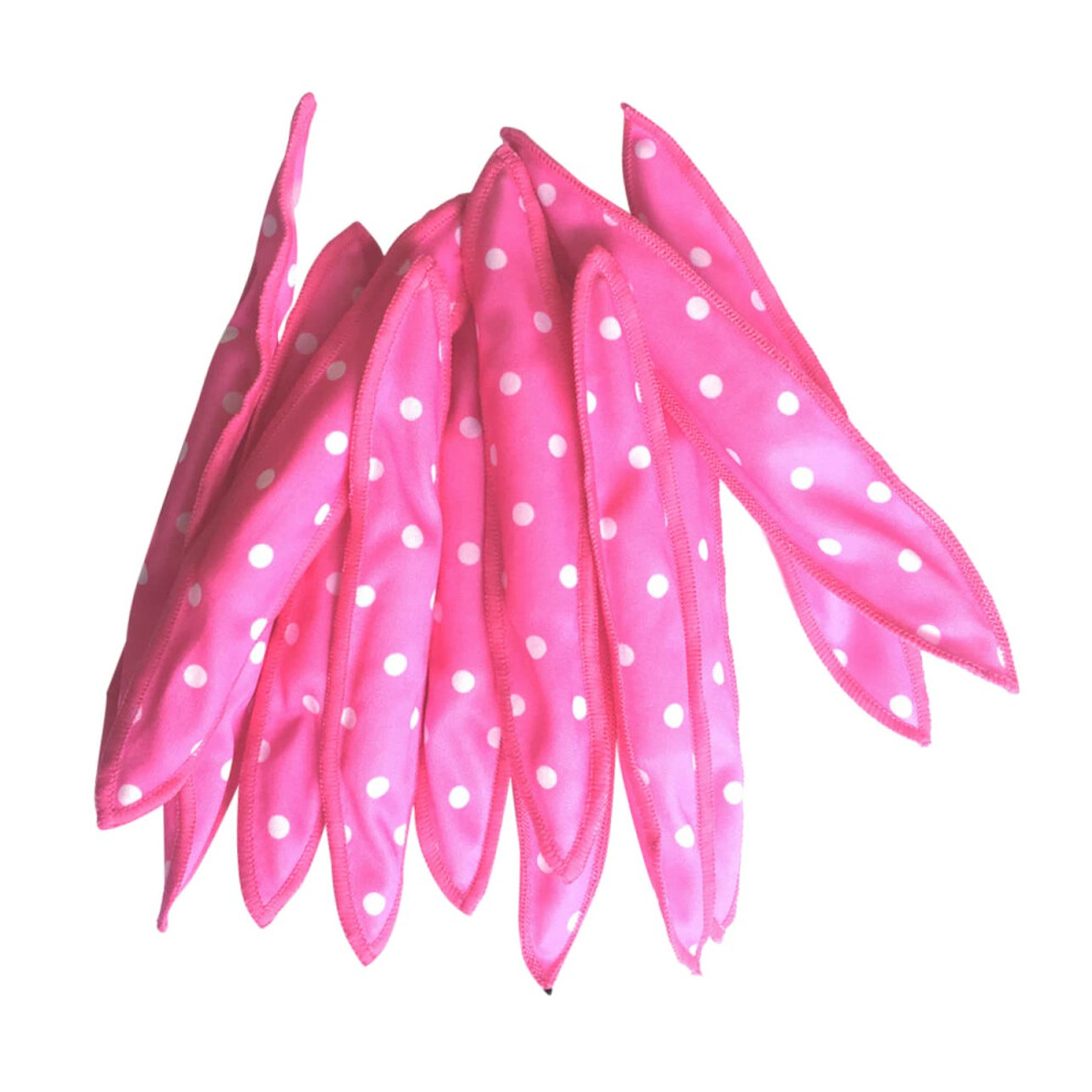 Heatless Overnight Hair Curlers  30pcs Rabbit Ears No Heat Sleep Rollers for Women Wavy Styling