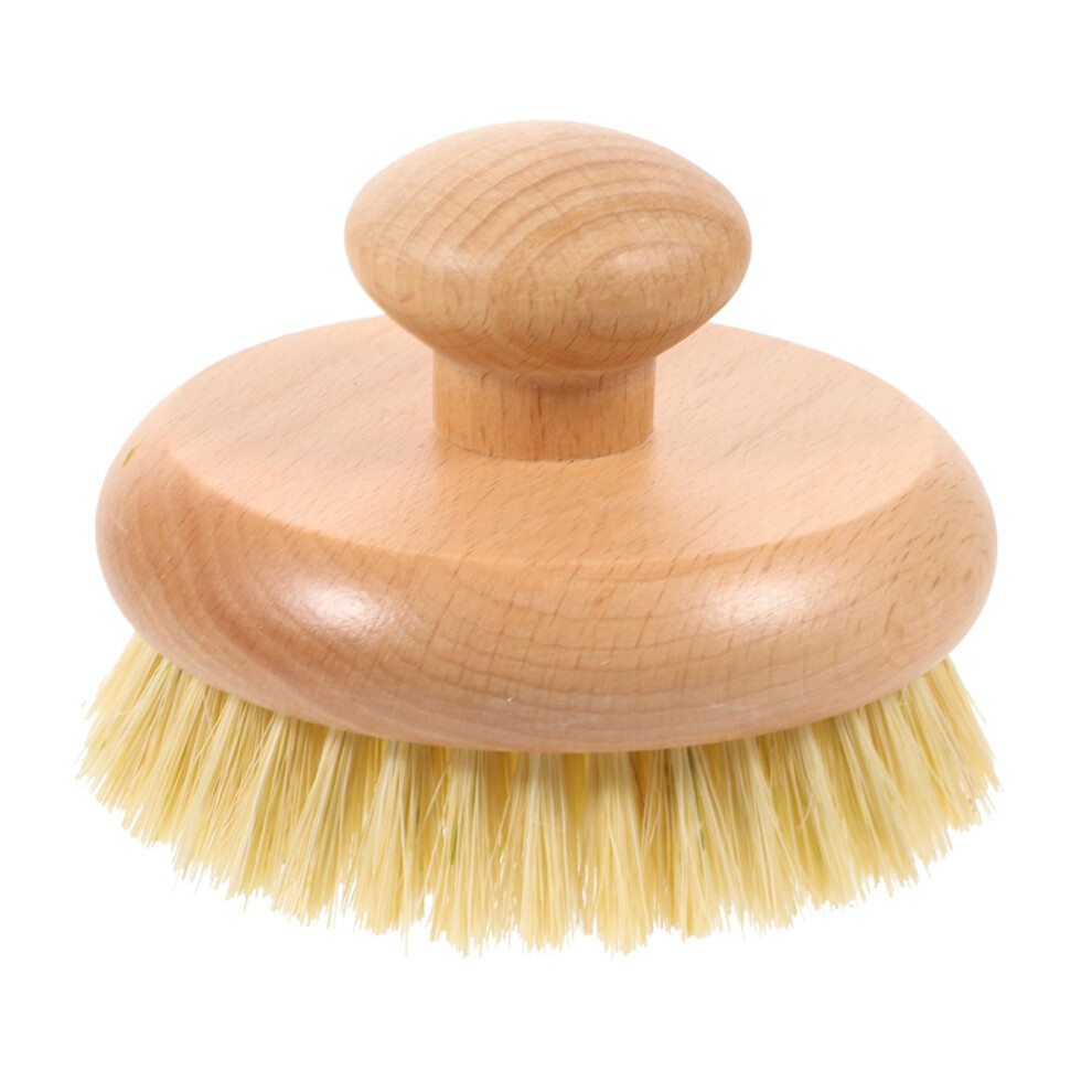 Shower Brush with Long Handle Soft and Stiff Bristles for Deep Cleaning and Smooth Skin