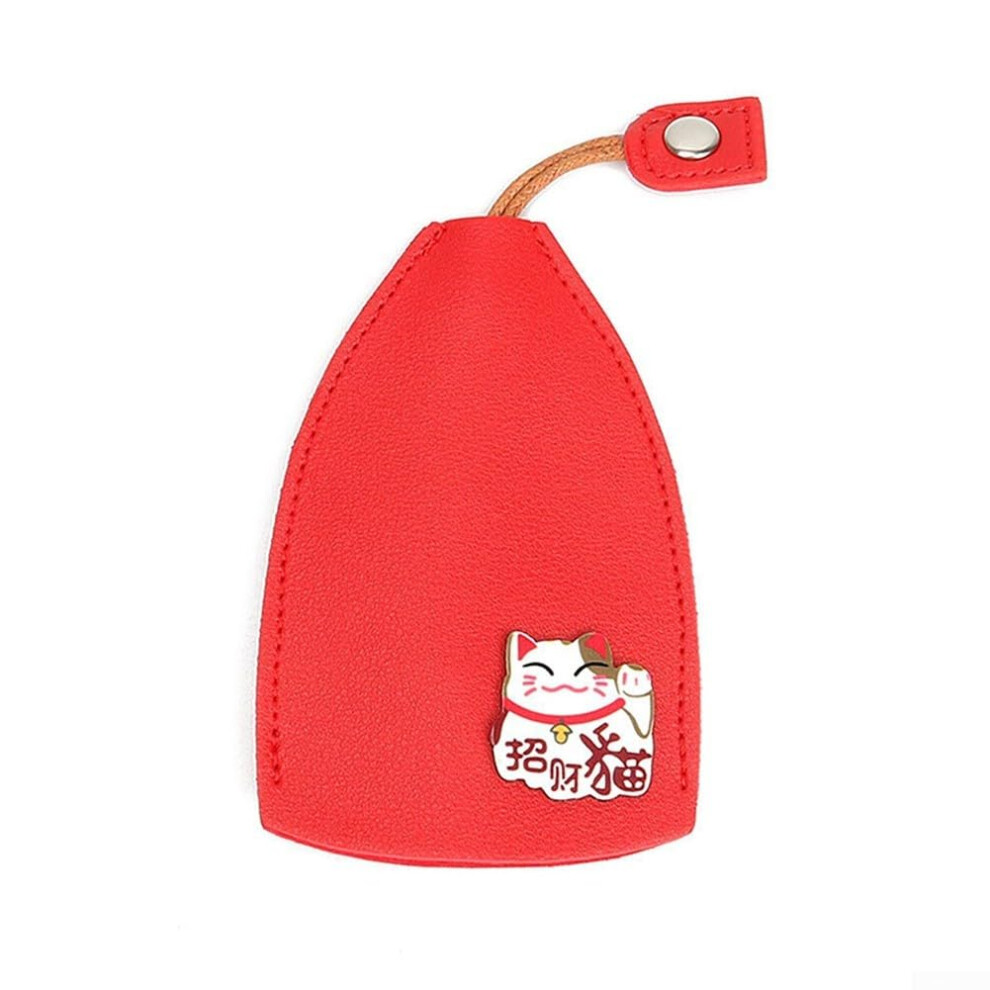 Pu Leather Large Capacity Pull Out Key Case Creative Cartoon Design Key Organizer With Antislip Car Compatible 6# 9187378293409