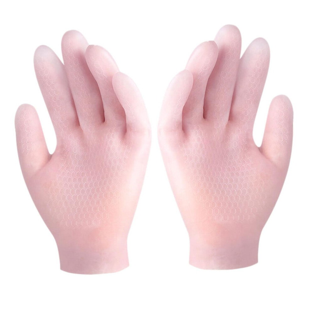 Moisturizing Gloves for Dry Hands with Deep Hydration Overnight Moisture Lock Reusable Soft Fabric