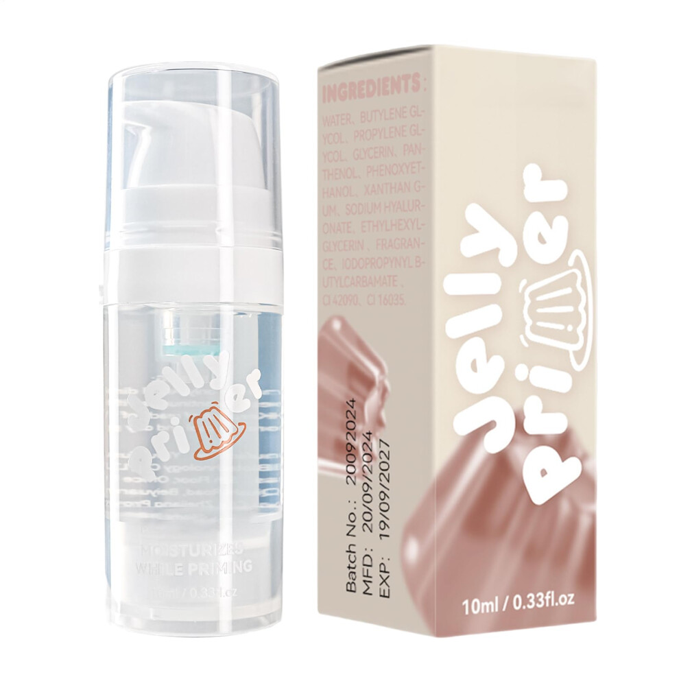 Makeup Primer Hydrating Jelly Texture Base Long Lasting Wear Pore Minimizing Smooth Finish