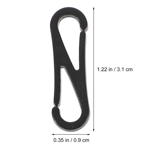 100Pièces Crochet DIY Noir Accroche Masque Réglable Durable 1