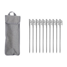 Zware tentharingluifels voor kamperen, backpacken,-30 cm 10