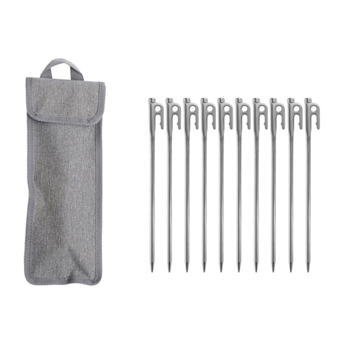 Zware tentharingluifels voor kamperen, backpacken,-30 cm 10