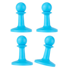 Campingluifels Tentstokken Steunstokken Bliksemkappen-Blauw