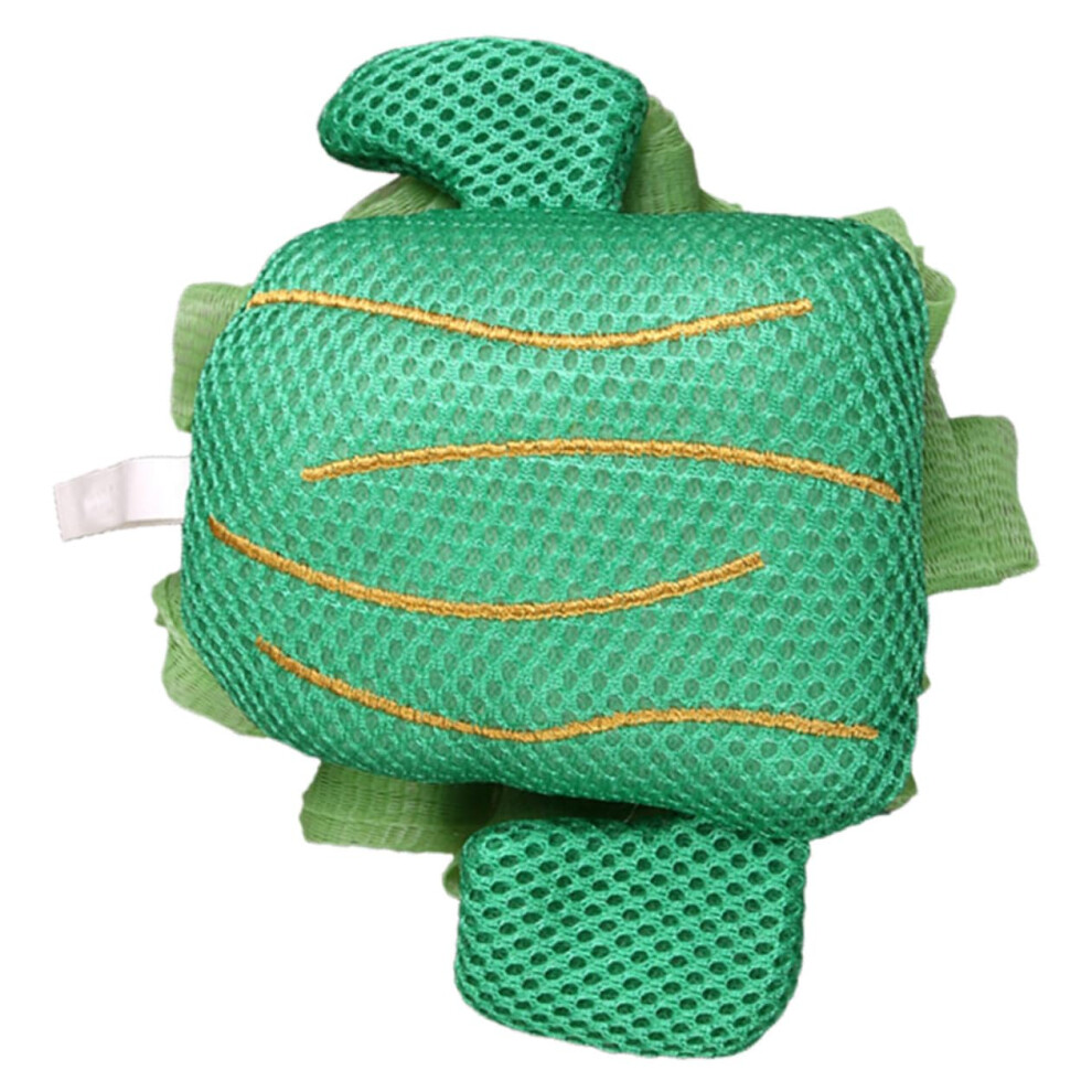 Bath Loofah Exfoliating Mesh Shower Pouf with Hanging Loop for Gentle Skin and Rich Lather