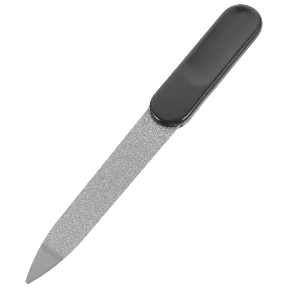 Stainless Steel Nail File with Ergonomic Grip for Precise Shaping and Smooth Filing Performance