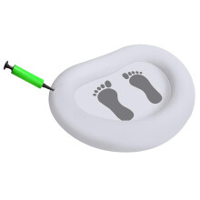 Multifunctioneel PVC-voetbadbassin, snel opblaasbaar ontwerp