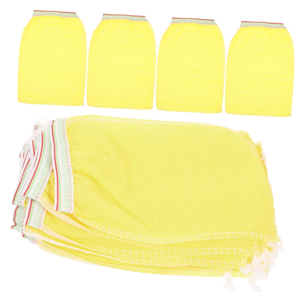 Exfoliating Shower Gloves 25pcs Disposable Bath Scrubbing Mitts for Women Gentle Massage Fit