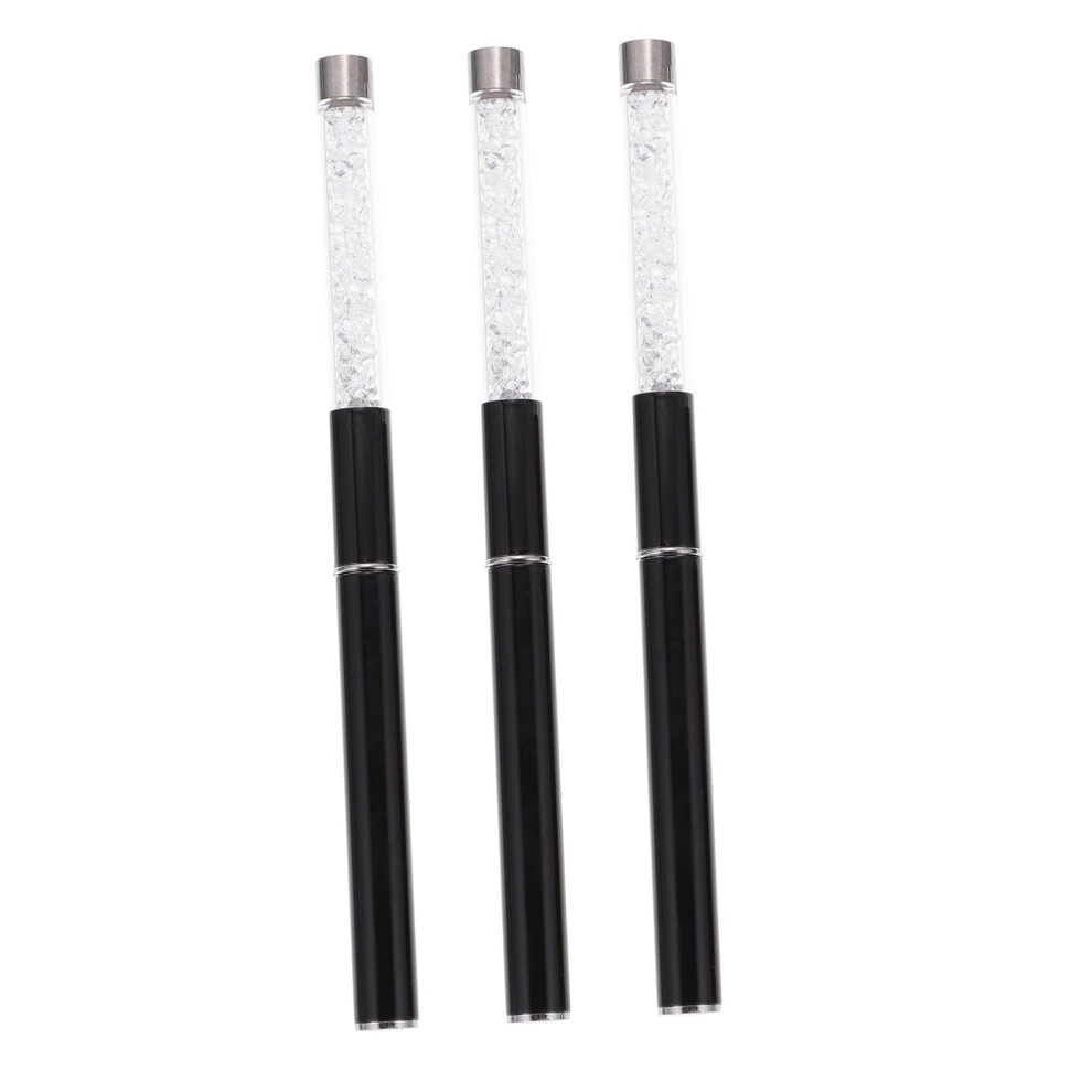 3pcs Nail Art Brush Set for Gel Polish with Precise Detailing for Salon and Home Use