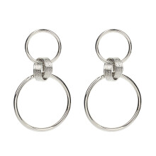 Orecchini in metallo da donna, orecchini a clip con stile boho e design semplice e delicato, gioielli alla moda adatti per matrimonio, fidanzamento,
