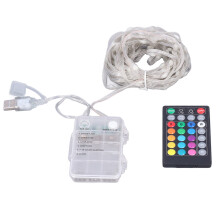 USB And Battery Operated Fairy Lights, Color Changing String Lights With Remote Control Waterproof Outdoor Decoration Lights For Indoor Christmas