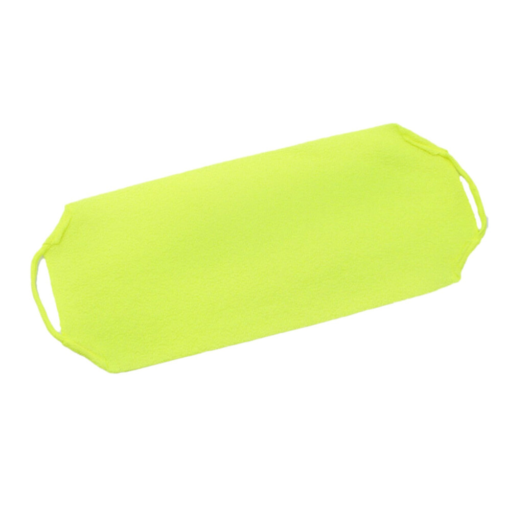 Yellow Exfoliating Bath Towel And Back Scrubber For Shower, Korean Washcloth, Gentle Skin Exfoliation,