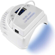 64W Rechargeable Gel Nail Lamp with Dual Wavelength LEDs for Fast Curing Manicure and Pedicure