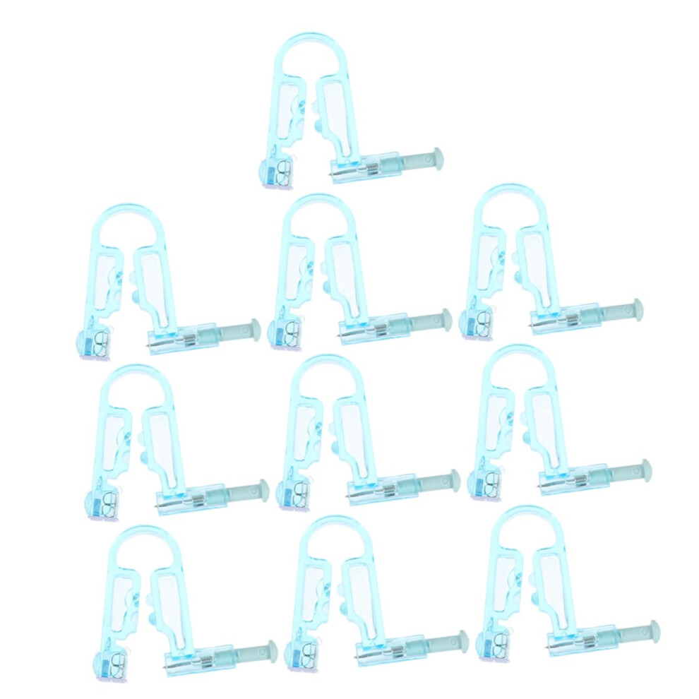 Ear Piercing Kit 10pcs Safe Disposable OneStep Quick Piercing Tool for Home or Salon Use