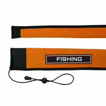 Fishing Rod Cover for Baitcasting Rod Puncture-Orange