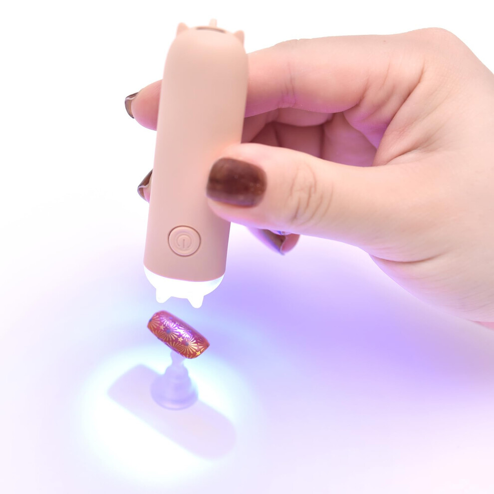 Light Uv Nail Lamp With Dual Curing Modes, Cordless Mini Gel Nail Rechargeable For Travel