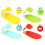 Removable Sun Protective Cover Foldiong Sunshades-Yellow 2