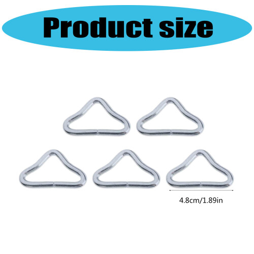 50Pcs Trampoline Triangular Rings Buckle Connector Trampoline 2