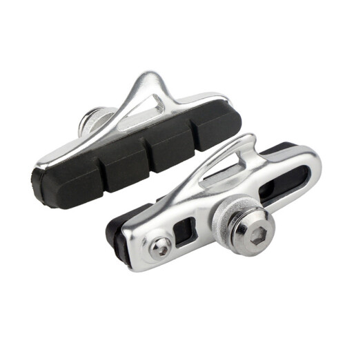 Rennrad-Bremssättel, Bremsklotz,-Schwarzes Silber