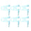 6pcs Professional Disposable Ear Piercing Gun Kit with Studs for Quick Ear Lobe Piercing 1