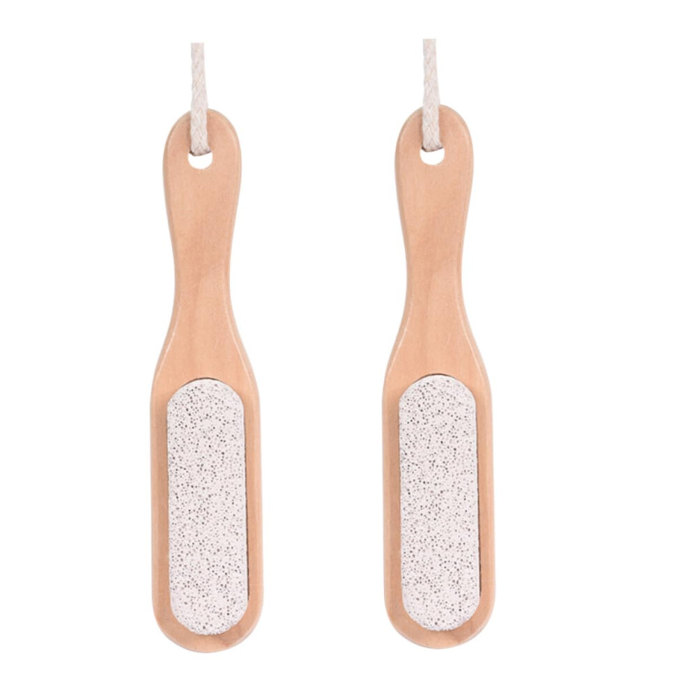 2Pcs Nail Cleaning Brush with Pumice Stone DualSided Scrubber for Manicure Pedicure Spa