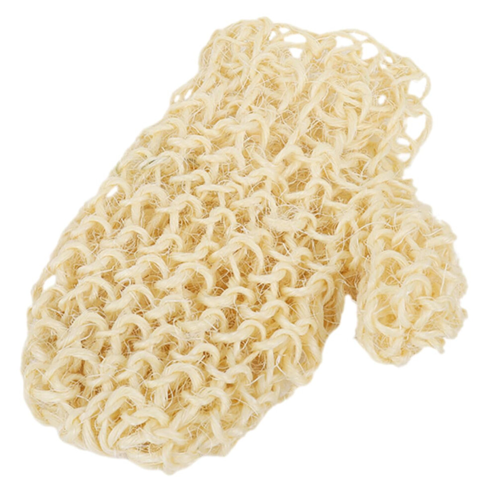 Exfoliating Gloves with Natural Sisal Fiber for Deep Body Scrubbing and Versatile Bath Use