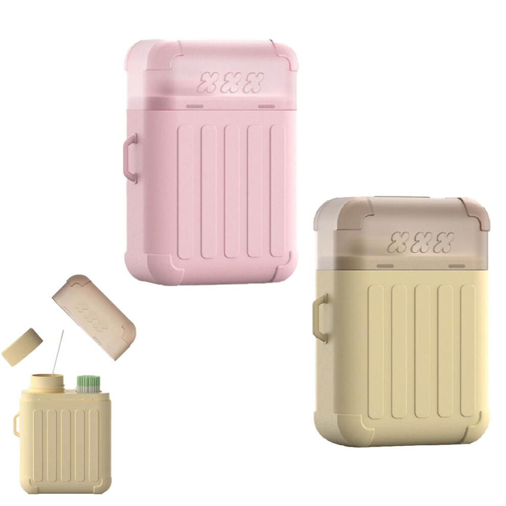 Ear Piercing Cleaning Kit with 240 Disposable Floss and 15ml Solution, Gentle Daily Ear Hole Care