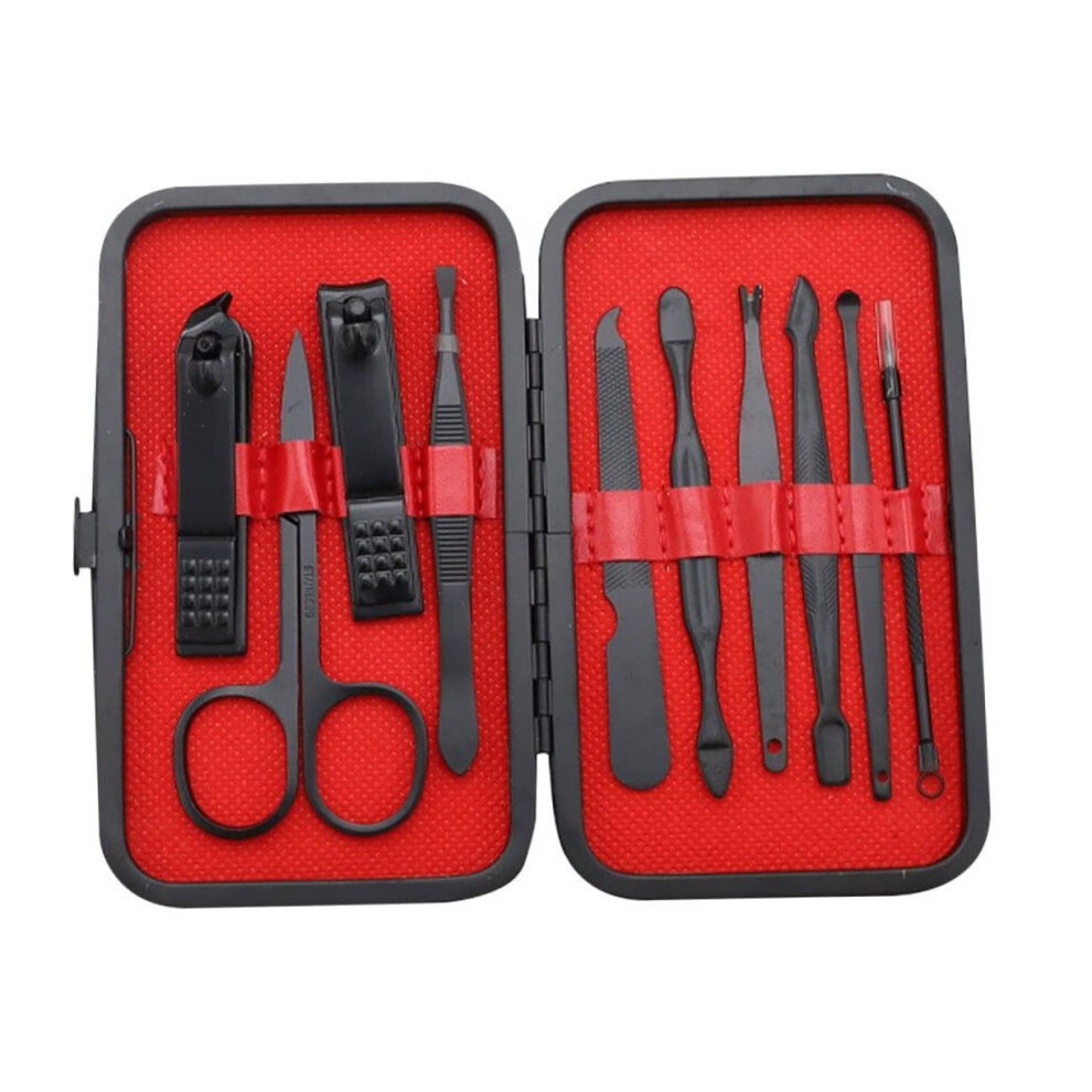 Professional Manicure Nail Clippers Set with Precise Cutting Action and Compact Travel Case