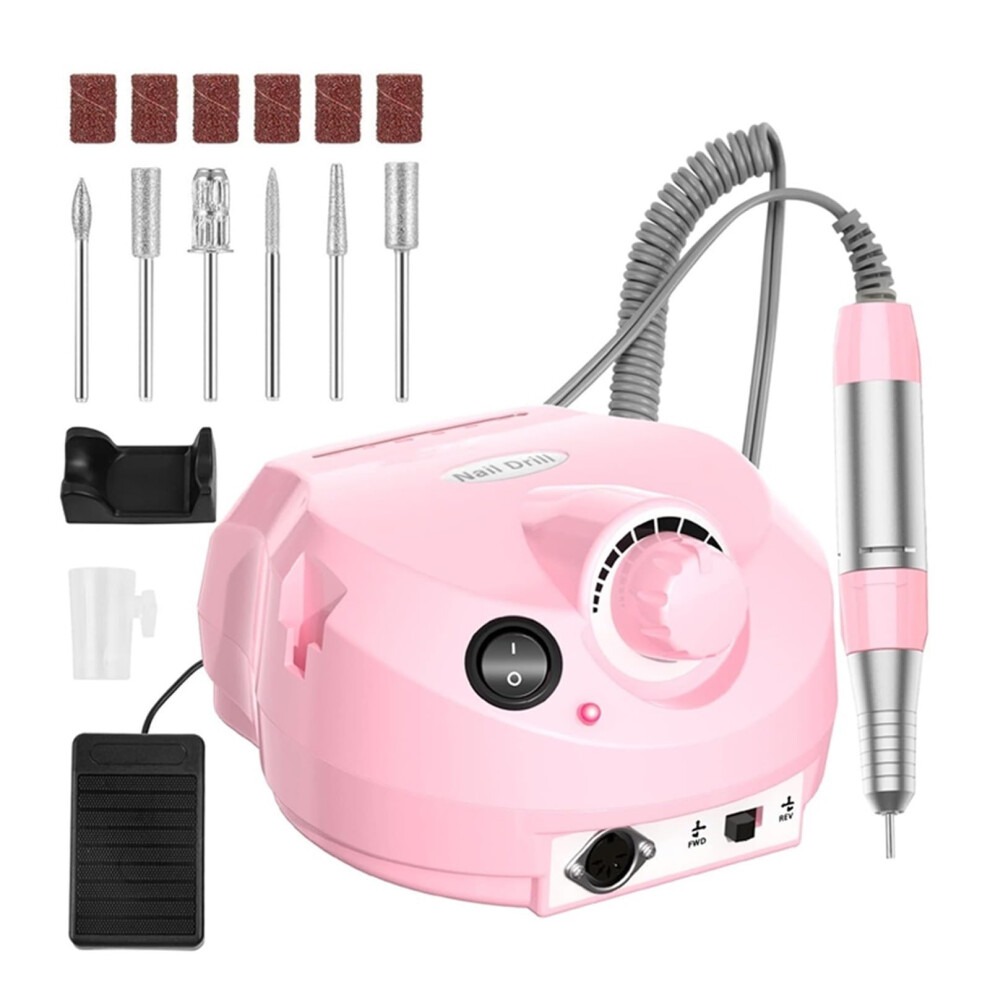 Professional 30000RPM Rechargeable Nail Drill Machine with Adjustable Speed for Acrylic and Gel Nails