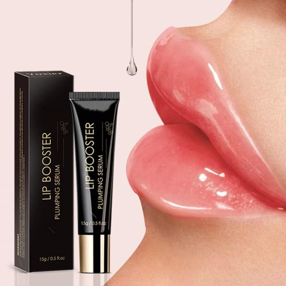 Lip Plumping Serum with Collagen Enhancer for Fuller Lips and AntiAging Hydration Essence