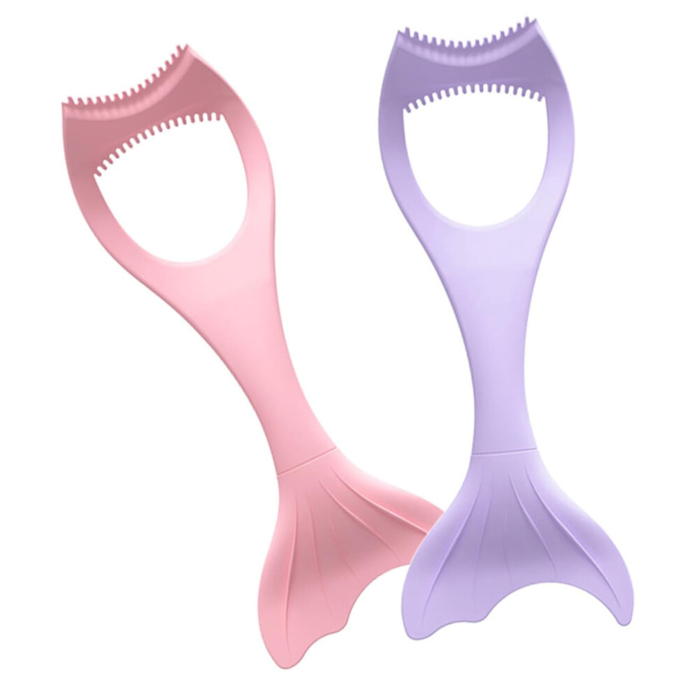 2pcs Silicone Eyeliner Stencil and Mascara Application Tool, Smudge Makeup Aid for Beginners