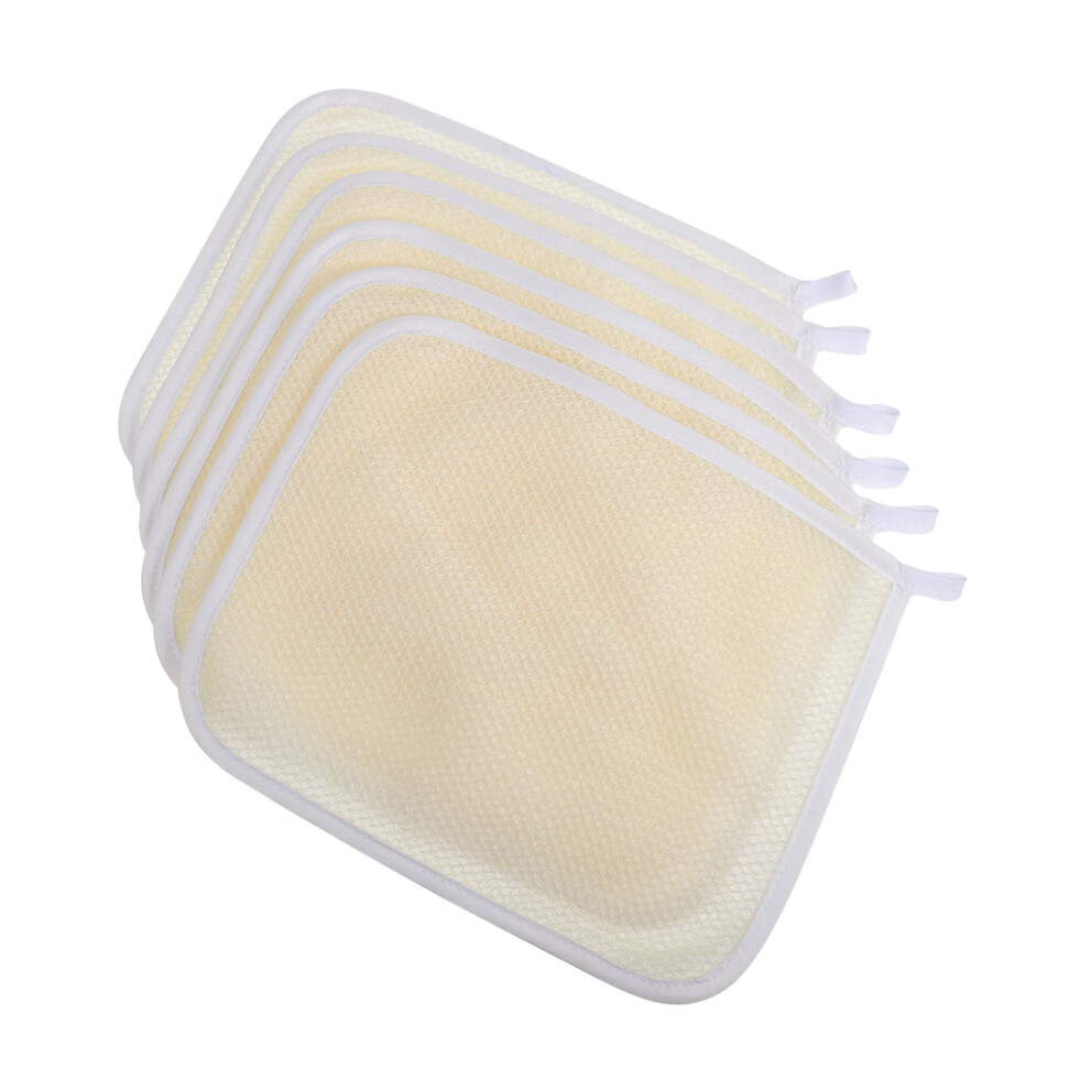 Exfoliating Shower Towel Set 6 Pack â Deep Cleansing Nylon Bath Scrub Cloths for Shower and Travel
